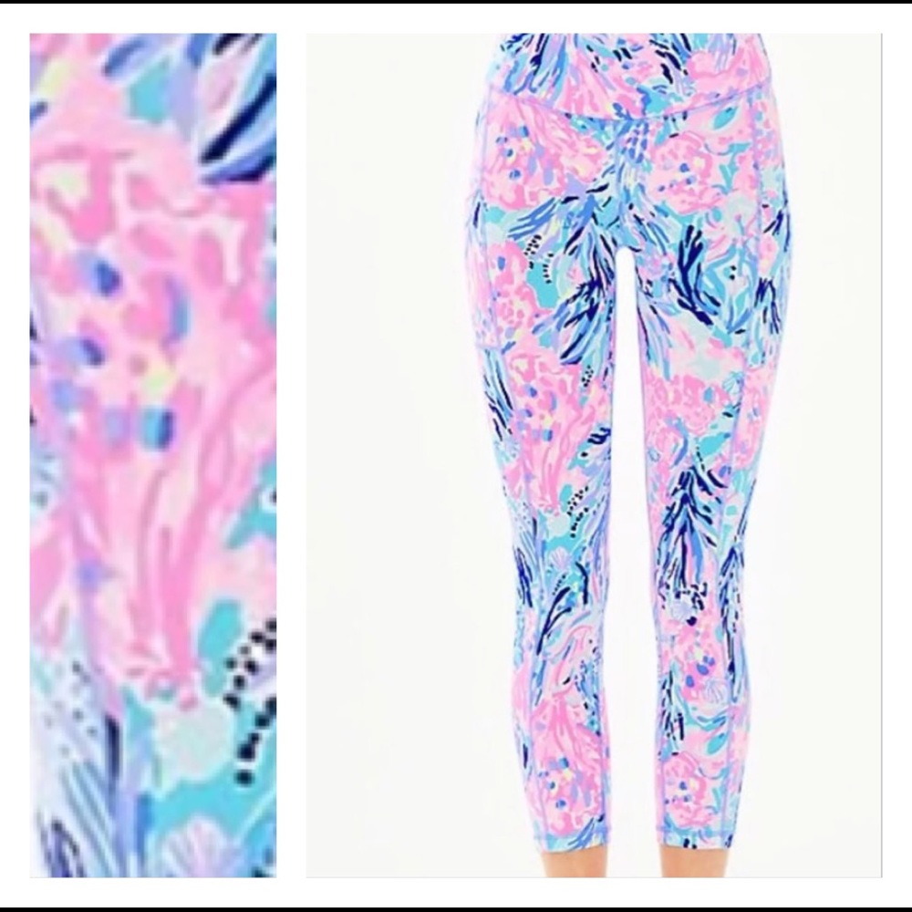 NWT Lilly Pulitzer Fan Sea Pants leggings